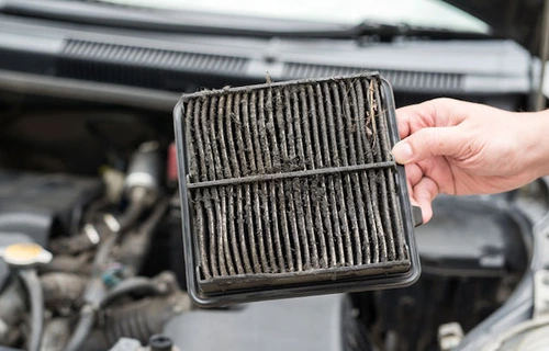 Dirty Air Filters in Car ac