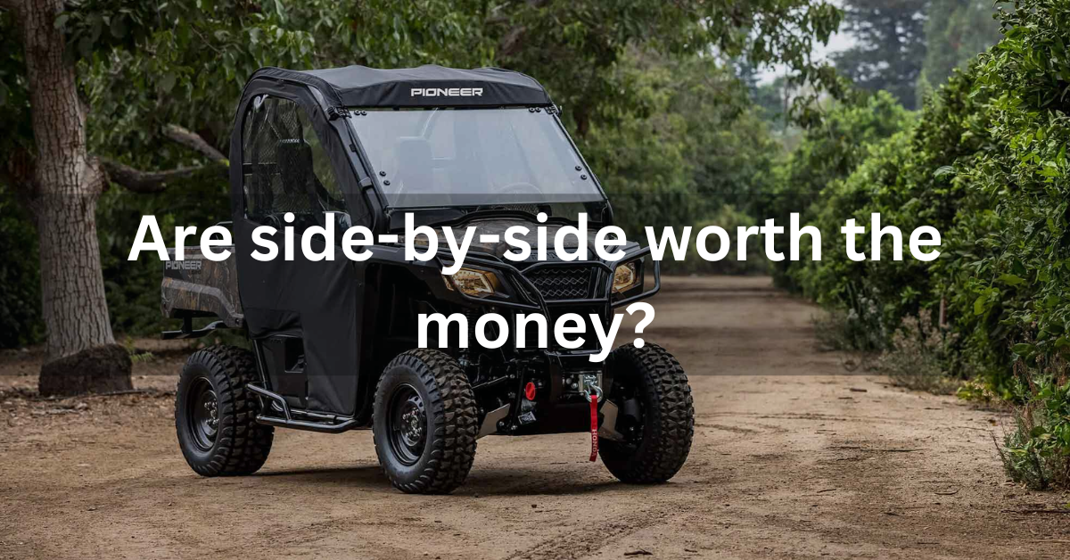 Are side by side worth the money?